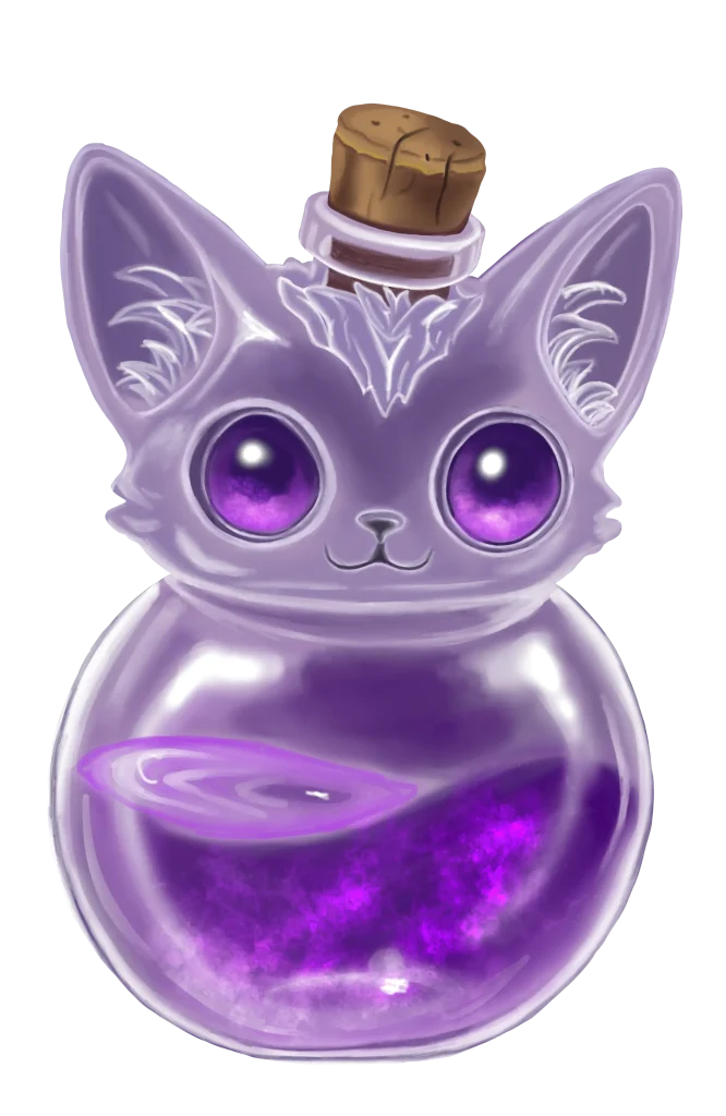 Botella Kha — ilustraciones digitales, Hekaan