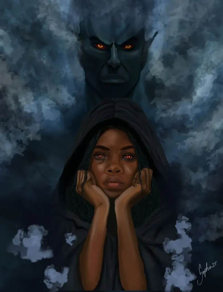 Portada de Demonios — ficcion serial de drama oscuro en espanol, Hekaan